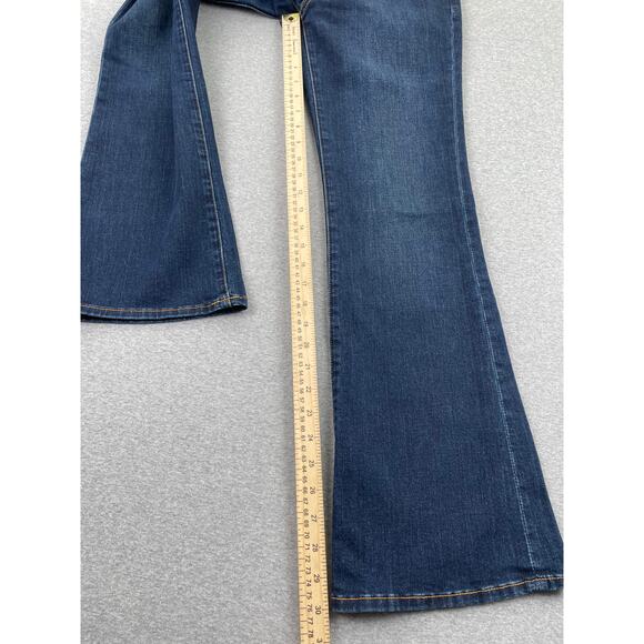 Lucky Brand Jeans Womens 4/27 Blue Sweet n Low Bootcut Dark Wash Lenoir Mid Rise - Picture 6 of 16